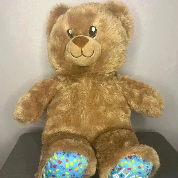 BUILD A BEAR 2018 TEDDY BEAR HAPPY BIRTHDAY 15” Plush - Picture 1 of 5